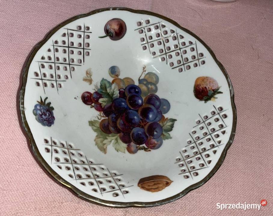 Miseczka Victoria Czechoslovacia Winogrono Gdańsk