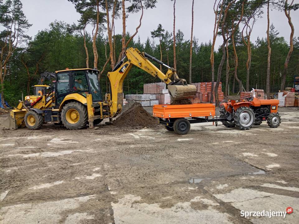 Usługi koparką ładowarką koparkoładowarką Łask Teodory