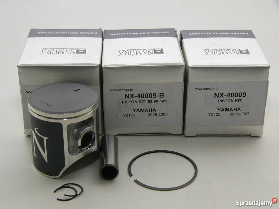 TŁOK komplet tłokowy NAMURA 5396 mm sel B YZ 125 śląskie