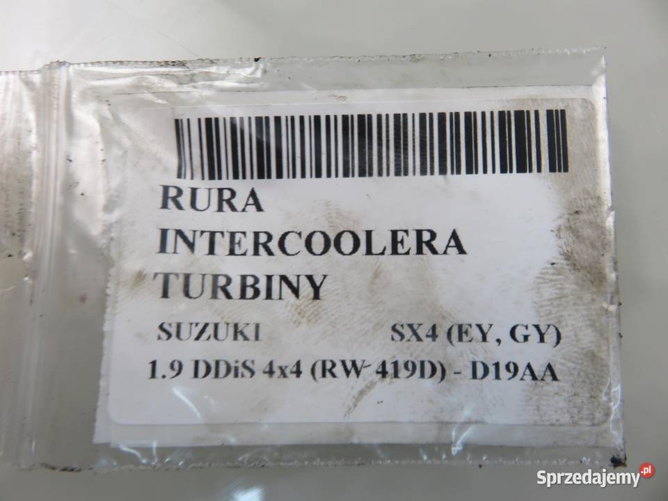 RURA INTERCOOLERA SUZUKI SX4 19 DDiS 1366179J50