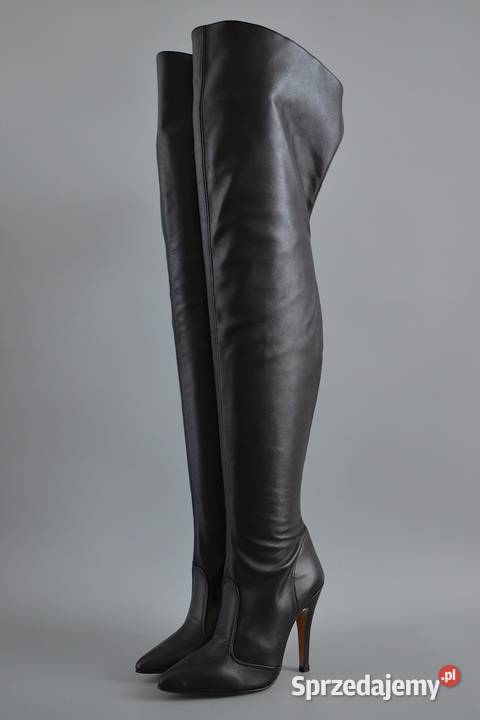 UWODZICIELSKIE kozaki do połowy uda Leatherworks Białystok