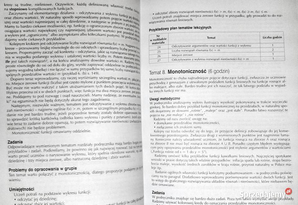 Matematyka 1 Poradnik metodyczny M Antek P miękka Książki i Podręczniki sprzedam