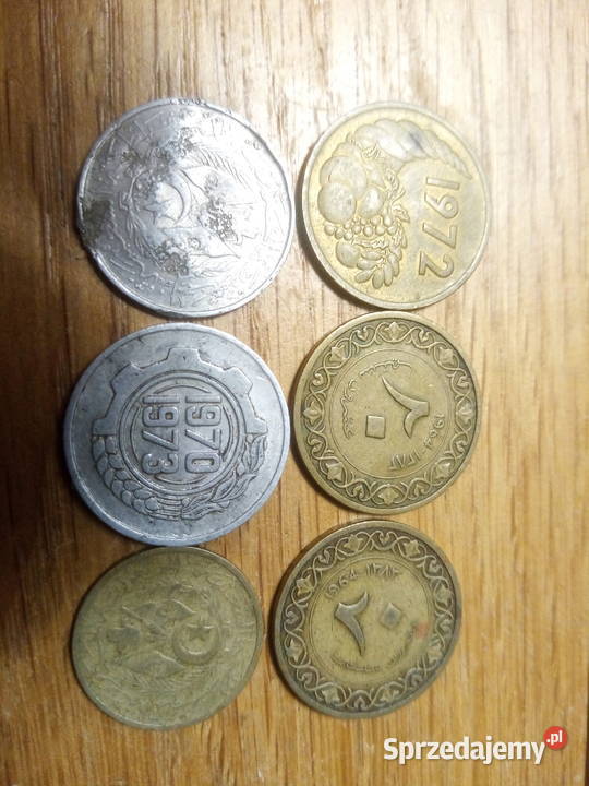 Monety algeria lata 1970 centy 20 centów Tarnowskie Góry sprzedam