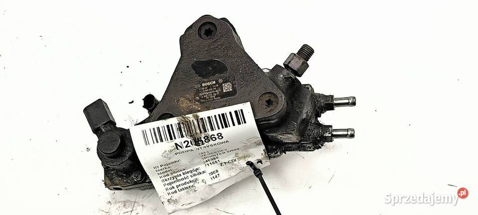 POMPA WTRYSKOWA MERCEDES SPRINTER W906 Lipno