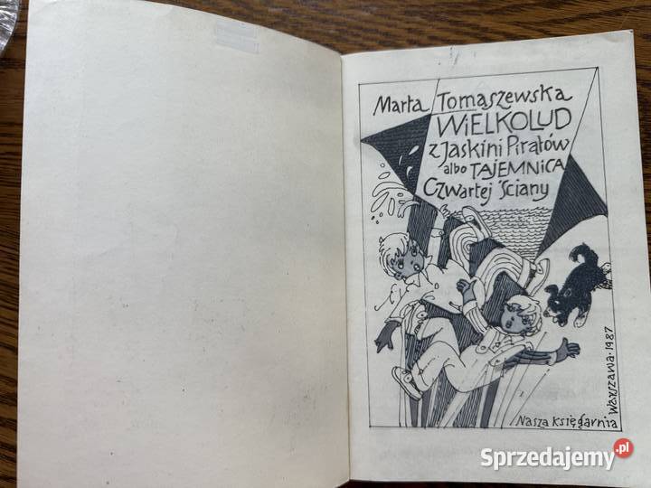 Wielkolud z jaskini piratow MTomaszewska ksiazka Rok wydania 1987