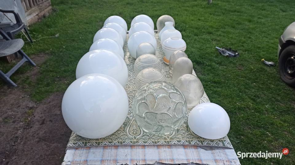 Szklane klosze do lamp i żyrandoli zewwew Wieluń