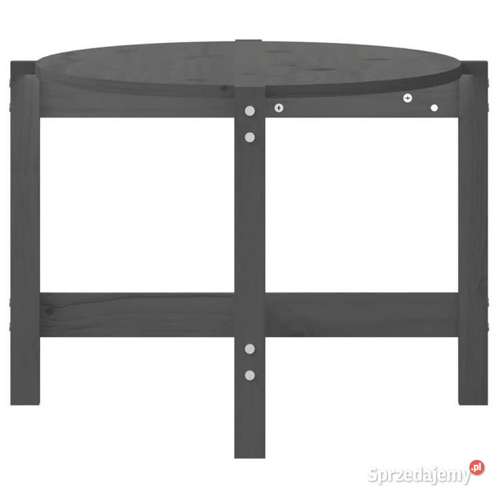 Stolik kawowy szary 118x63x45 lite drewno mazowieckie Warszawa sprzedam