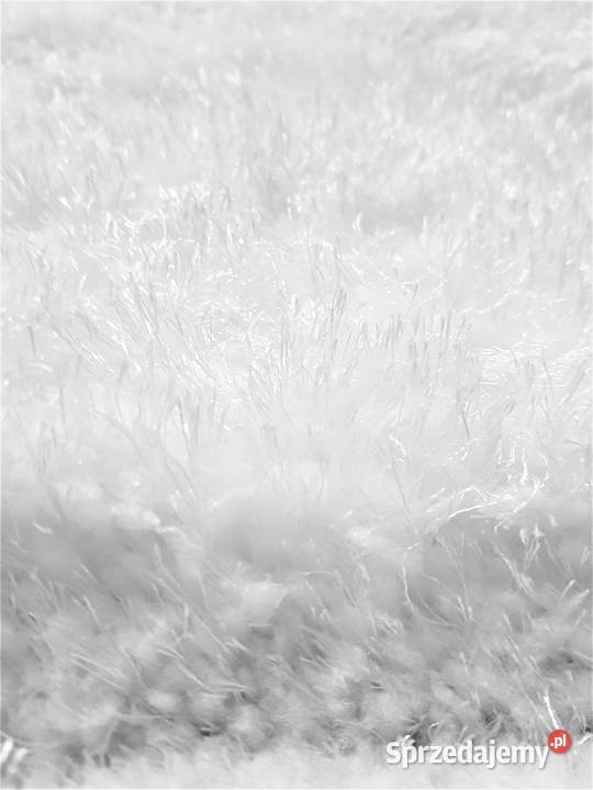 OUTLET Dywan shaggy GLAMOUR 240x330 24 biały biały małopolskie Przeciszów