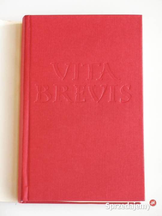 Vita Brevis Jostein Gaarder twarda oprawa Proza i poezja Kultura i Rozrywka
