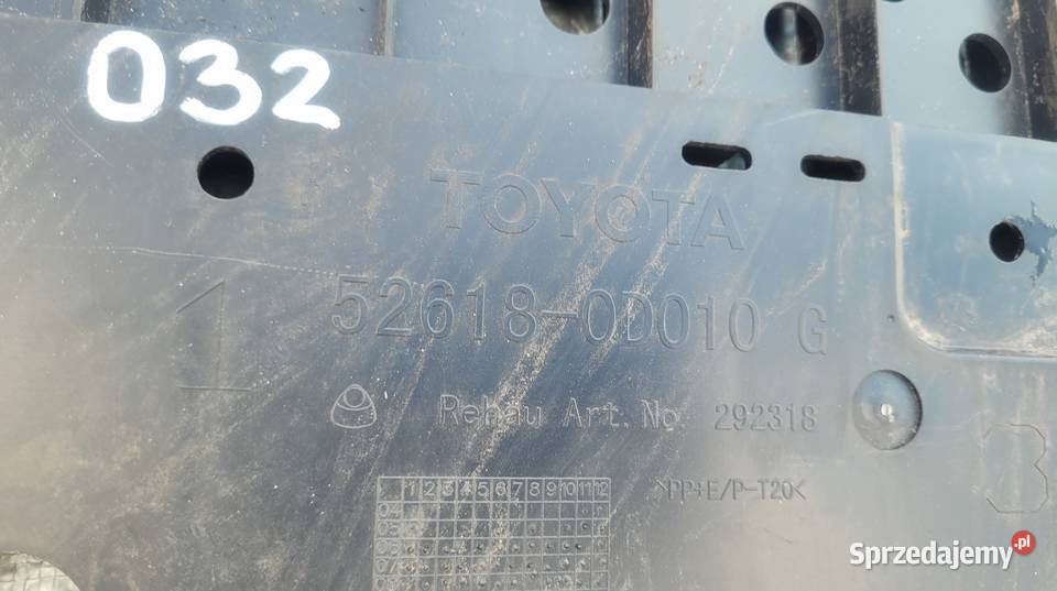 TOYOTA YARIS II 0609 OSŁONA PŁYTA POD ZDERZAK Ruda Śląska