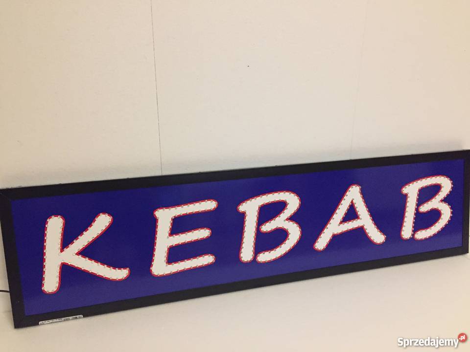 LED reklama KEBAB szyld 120 zewnętrzna NOWA Pomiechówek