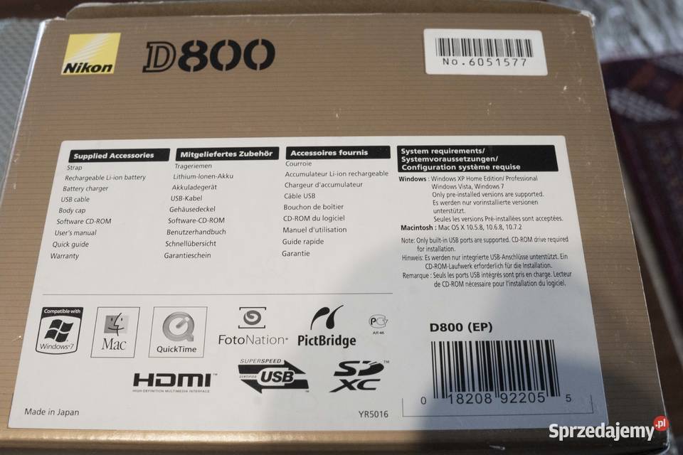 NIKON D 800 nie sprawny Poznań