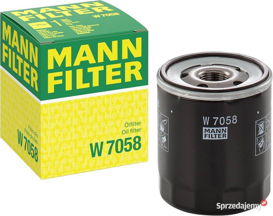 W7058 MANNFILTER FILTR OLEJU CITROEN JUMPER FIAT Szczerbice