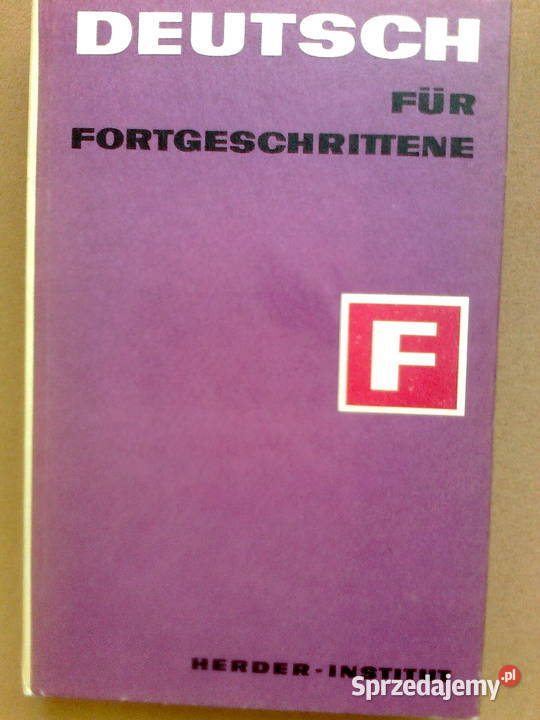 Deutsch Fur Fortgeschrittene Buscha Herzog Rok wydania 1976 Warszawa sprzedam