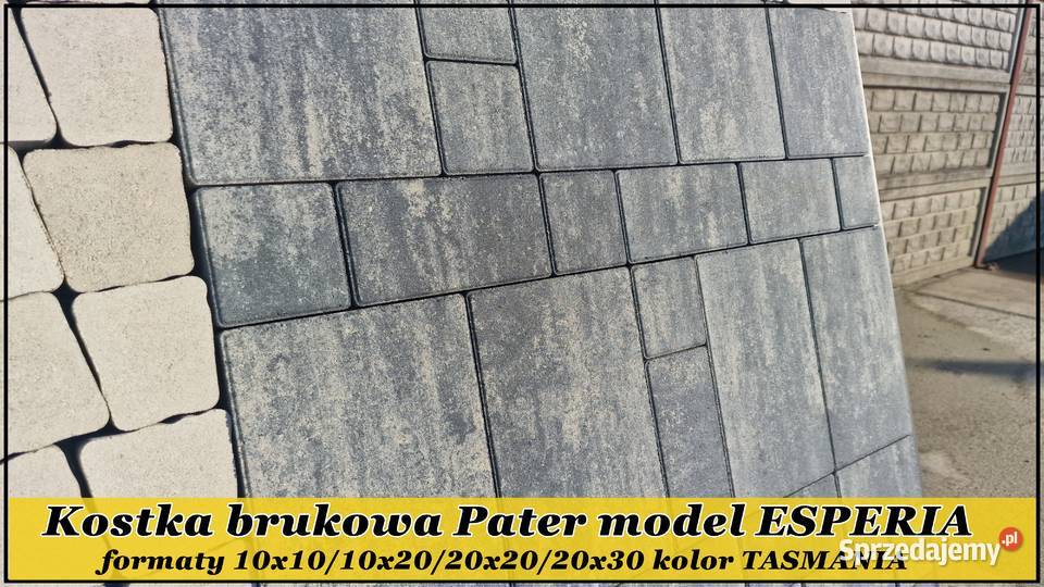 Kostka brukowa Pater model ESPERIA kolor Stalowa Wola