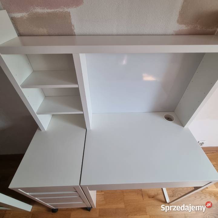 Ikea Micke biurko plus komoda plus nadstawka Wrocław sprzedam