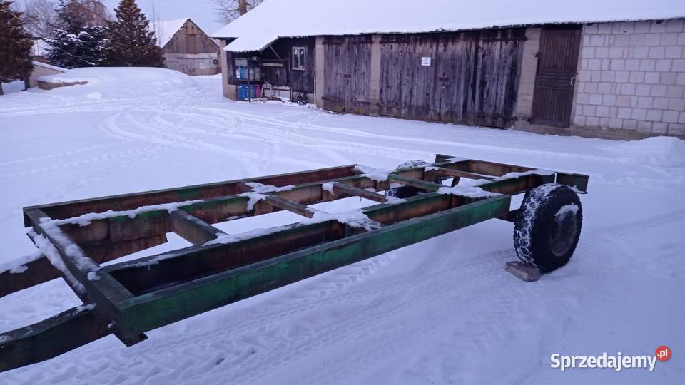 Przyczepa rama oś podlaskie Nowy Dwór
