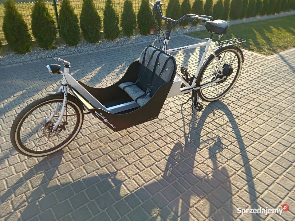 Rower jaguar cargo riksza dzieci Elektryczne Nowy Tomyśl