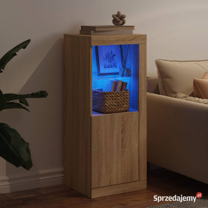 Szafka z oświetleniem LED dąb sonoma 41x37x100 Warszawa