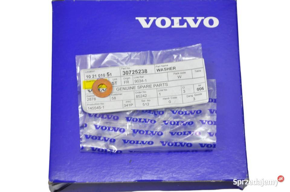 VOLVO C30 C70 S40 V50 podkladka pod wtrysk 20D Gadgety motoryzacyjne