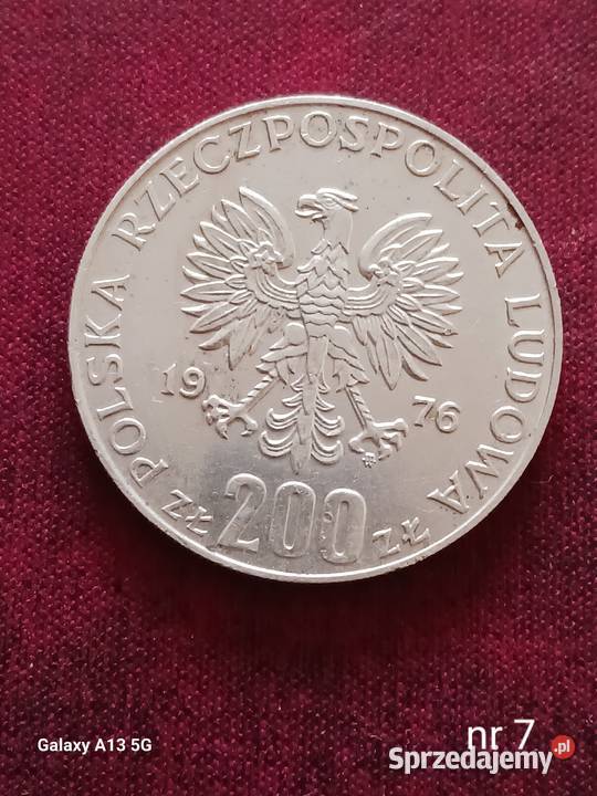 200 Igrzyska XXI Olimpiady 1976 r7około mennicze Konin