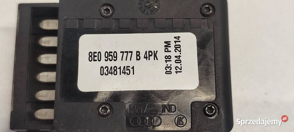 AUDI A6 C7 PRZEŁĄCZNIK REGULACJI FOTELA sprzedam