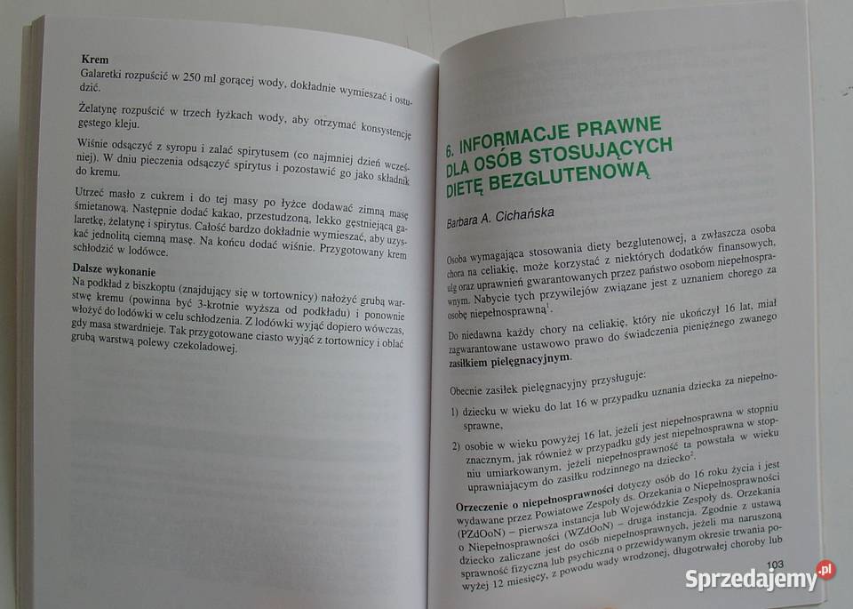 Dieta bezglutenowa i bezmleczna dzieci i Rok wydania 2005 Łódź