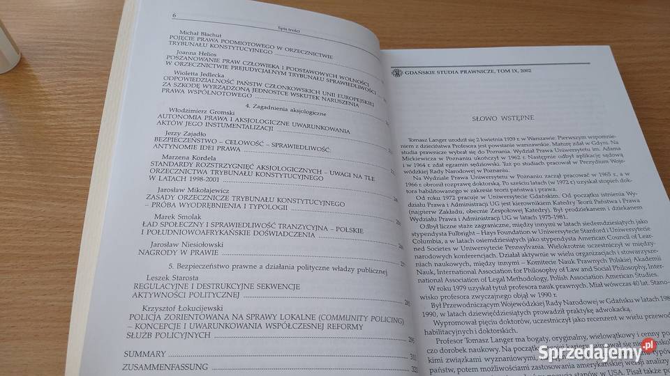 GDAŃSKIE STUDIA PRAWNICZE 9 2002 Problemy Książki i Podręczniki Gdańsk