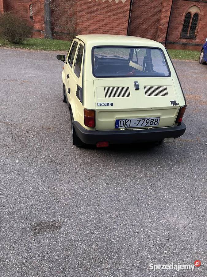Fiat 126p oryginalny 39 bezwypadkowy 1990 Rok produkcji 1990 Kłodzko