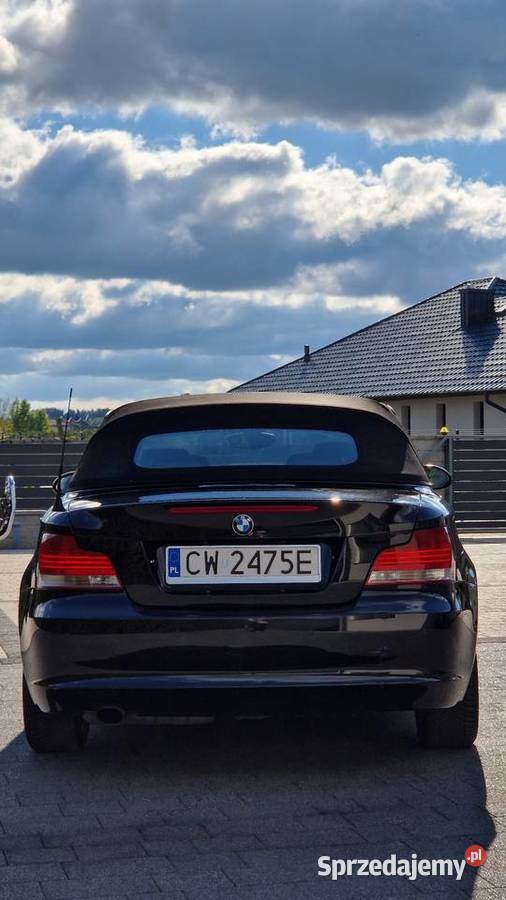 BMW 1 Automat Cabrio 2009r Skóry Xenon Windshot Seria 1 Wejherowo