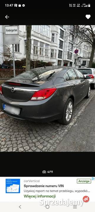 Opel Insignia 2010 20 160 160KM Insignia Iłża