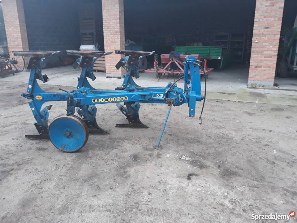 Pług 3 skibowy Rabewerk NON STOP łódzkie Gągolin Południowy