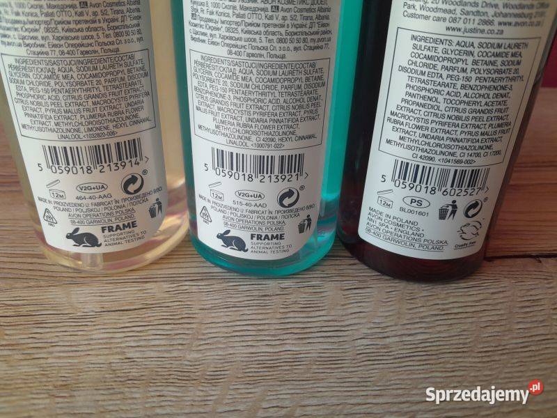 Zestaw 3 sztuk mydło w płynie Avon 250ml Avon Kosmetyki śląskie Siewierz