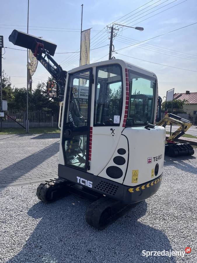 Mini koparka TEREX TC16 z 2015r Ładna 1800 Złoczew