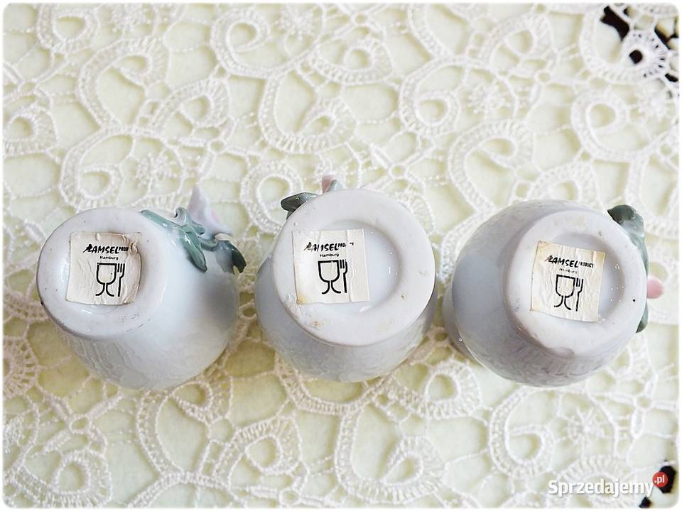 Mini Wazoniki ceramiczne AMSEL Zestaw 3 Niemcy lubuskie Żary sprzedam