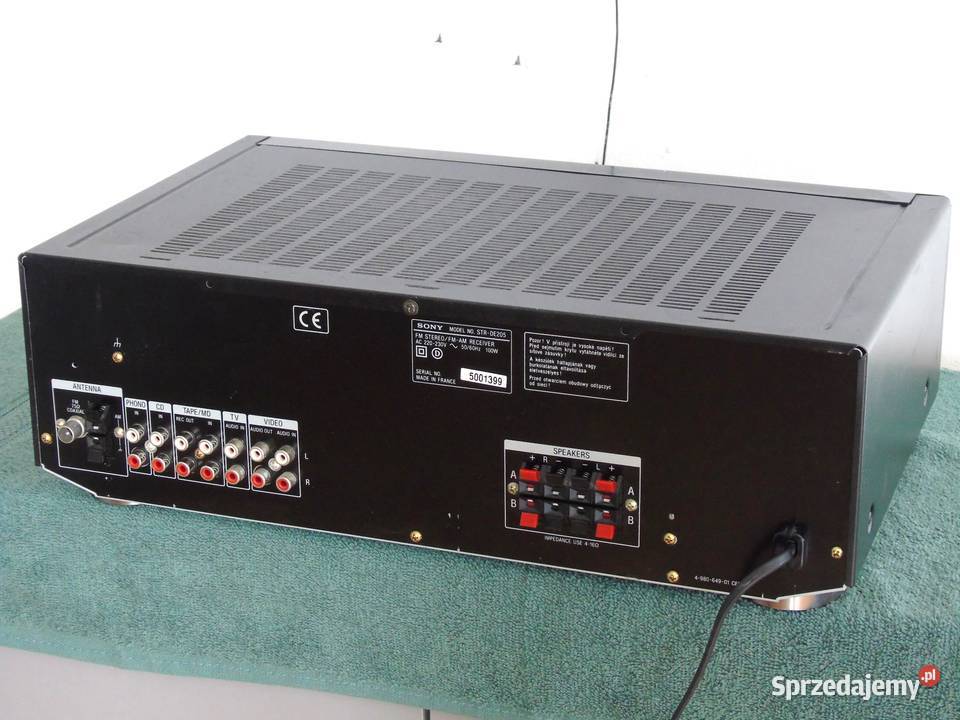 Amplituner Sony STRDE205 RDS sprawny WYSYŁKA podkarpackie Jasło