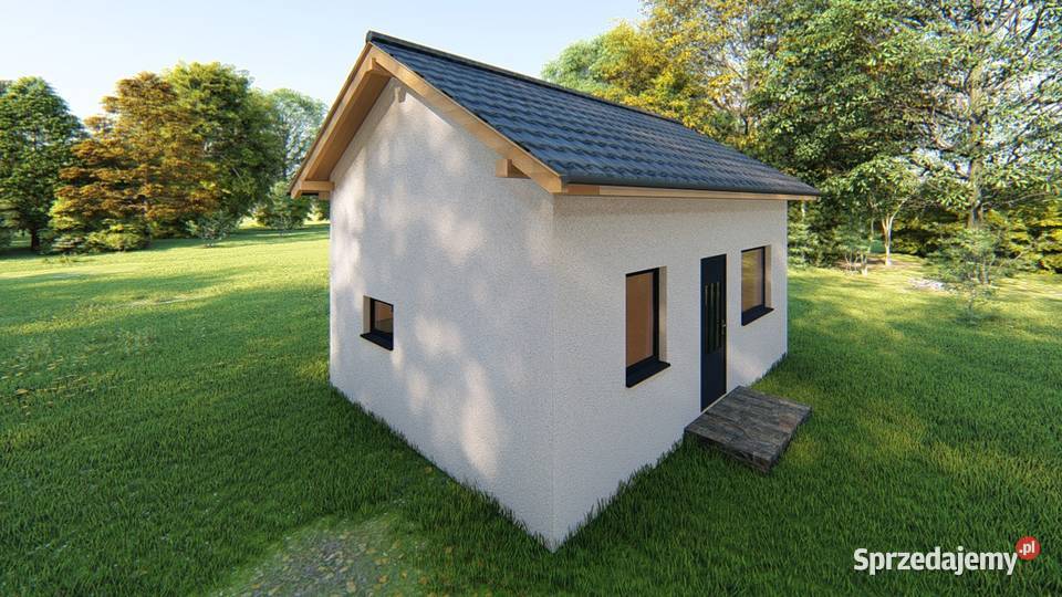 Projekt domu ZG50 na zgłoszenie 5m na ROD Sosnowiec sprzedam