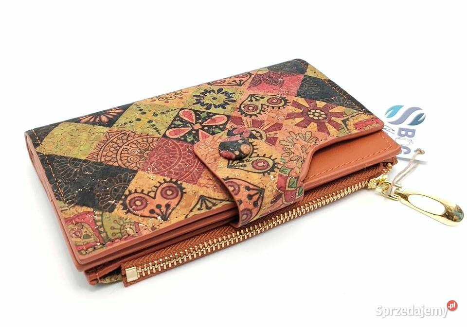 Portfel średni korkowy damski z korka eko Katowice sprzedam