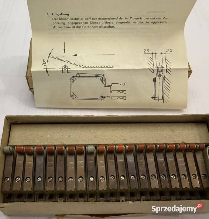 Auerbach C2 C3 niemieckie mikrowyłączniki dolnośląskie Wrocław sprzedam
