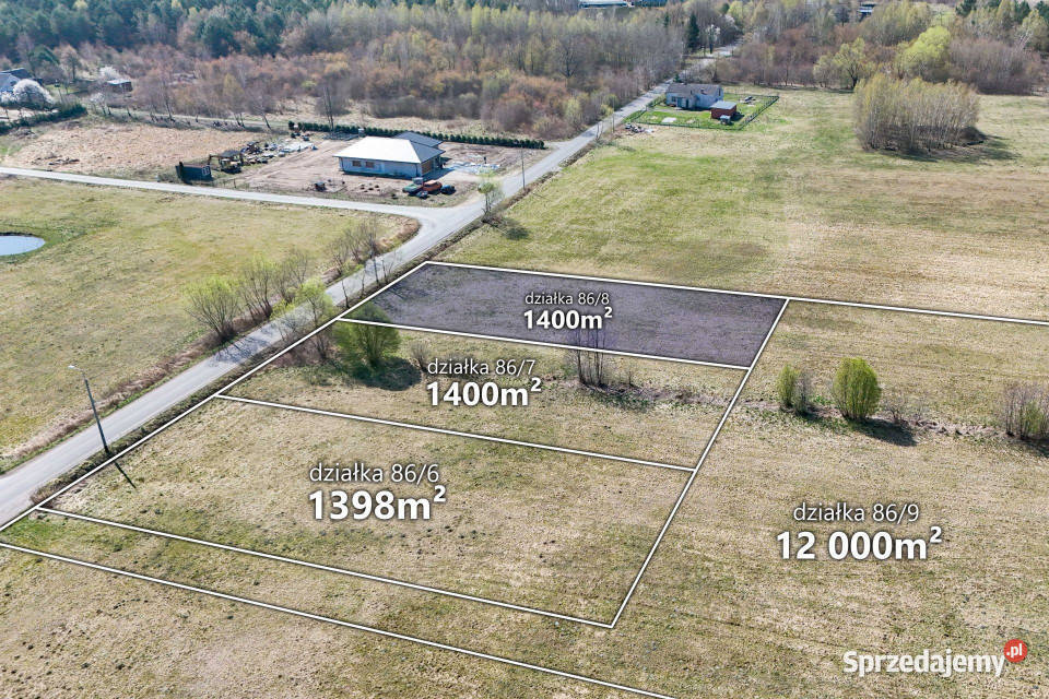 Działka 1400 m2 z warunkami zabudowy gmWłocławek Ładne