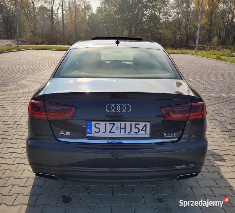 AUDI A6 C7 20 BEZNYZNA 252 113 PRZEBIEGU 2015 aluminiowe felgi Jastrzębie-Zdrój