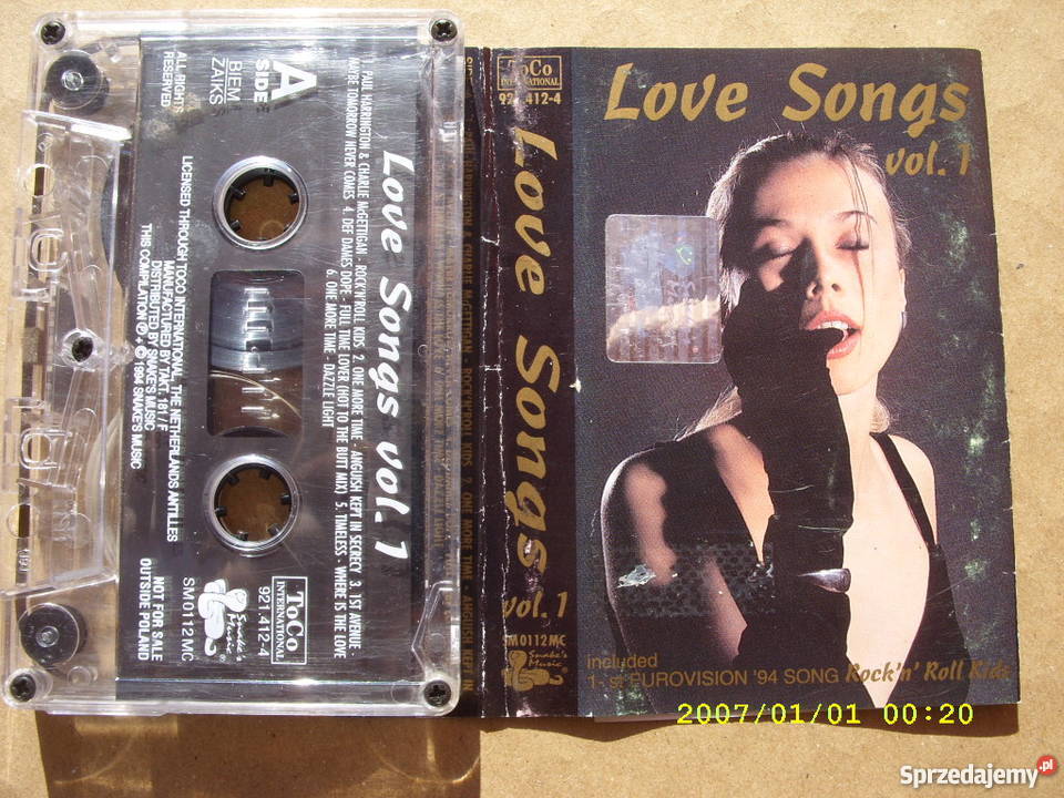 POP kaseta LOVE SONGS VOL1 Wołów