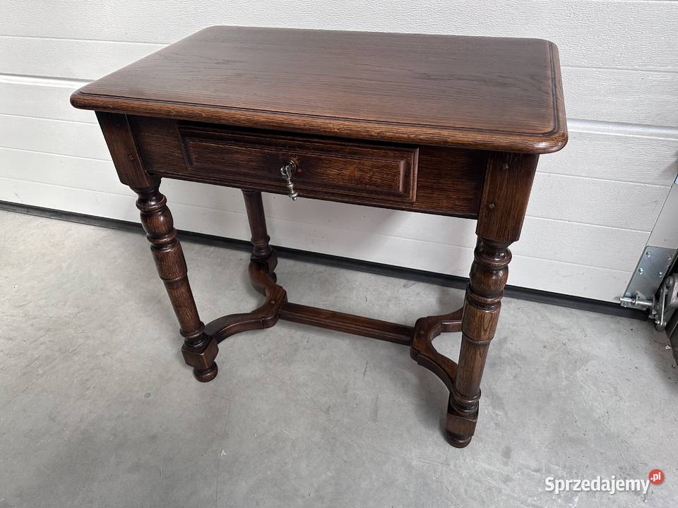 Piękna dębowa konsola pomocnik 100 drewno Sławoszewek