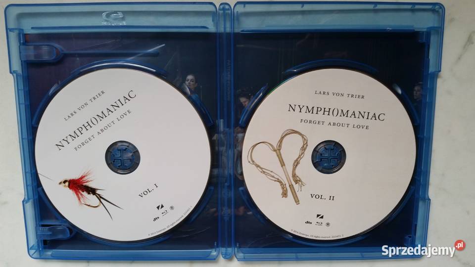 Bluray disc NYMPHOMANIAC VOL1 VOL2 LARS VON