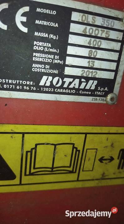 Młot hydrauliczny Rotar Ols 350 do koparki CASE Pozostałe Brzozówka sprzedam