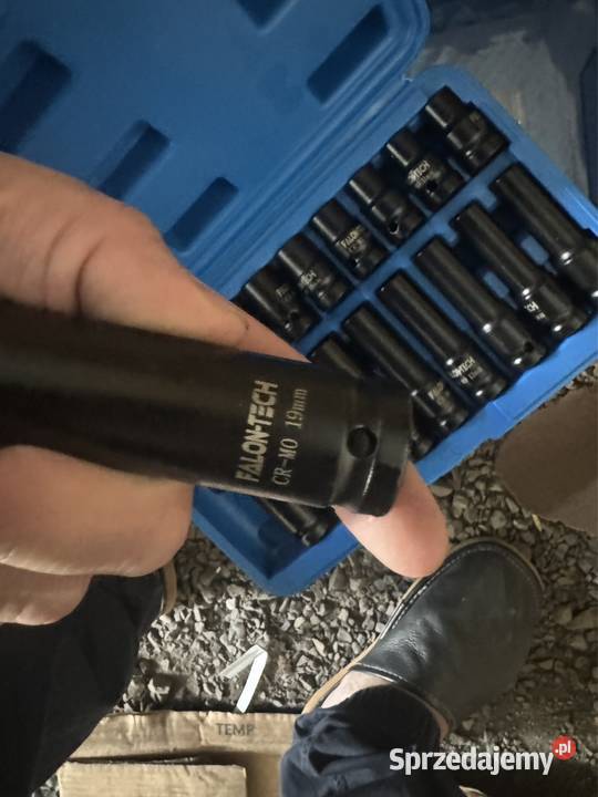 NASADKI ZESTAW KRÓTKIE DŁUGIE UDAROWE 12 Ob 19MM