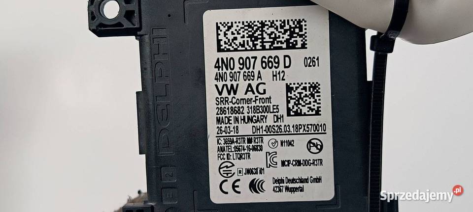 ASYSTENT ZMIANY PASA AUDI A8 D5 4N 4N0907669D Pozostałe Lipno