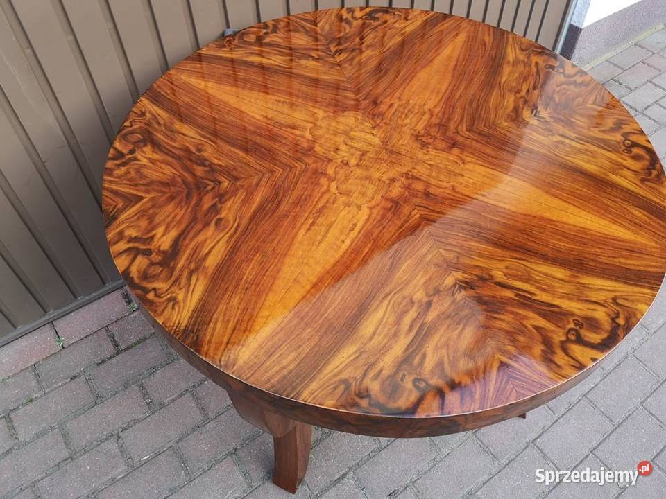 Stolik ArtDeco Orzech 94 Politura Antyk Stary sprzedam