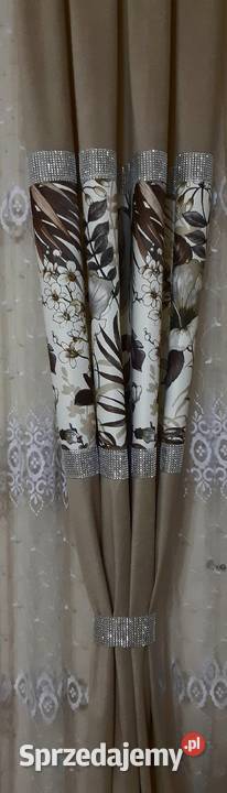 Zasłony velvet ciemny beż Mława