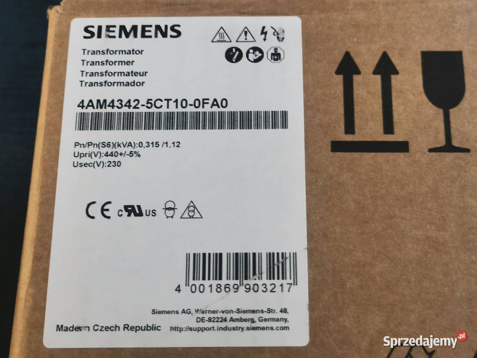Transformator Siemens Wrocław